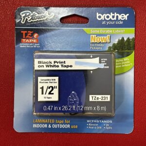 LT-TZE-531 / CINTA NEGRO - AZUL 12MM